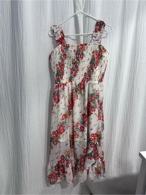 Maurices White Floral Dress